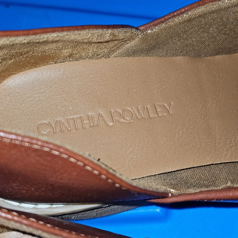 Cynthia Rowley Womens Brown Eddie‎ Low-cut Faux Leather Booties 9